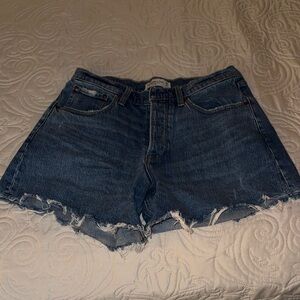 Abercrombie & Fitch Blue Jean Shorts